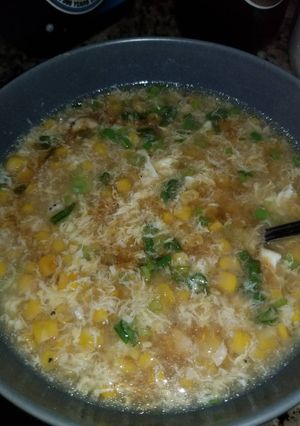 A picture of Chicken Corn Soup.
