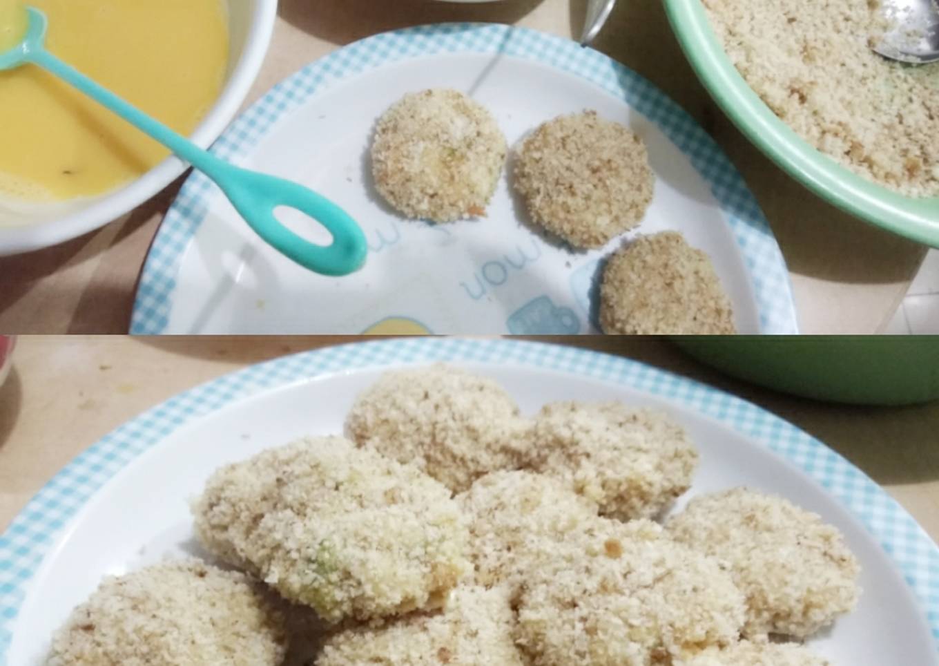 Naget Vegan (Tempe, brokoli, wortel)