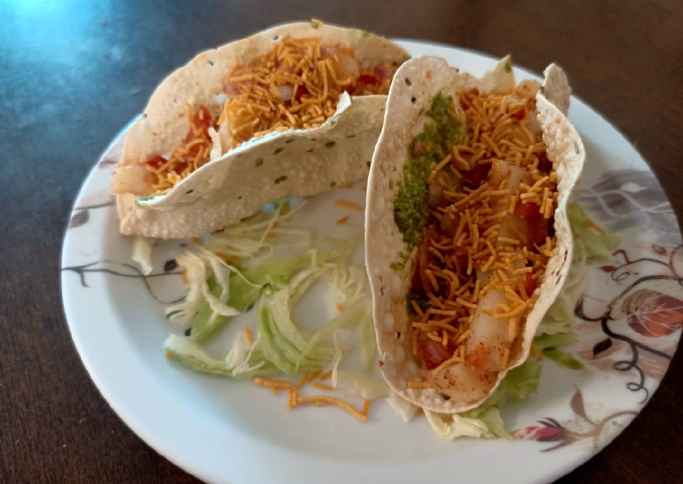 Masala Papad Tacos