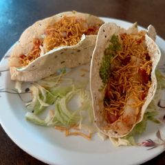 A picture of Masala Papad Tacos.