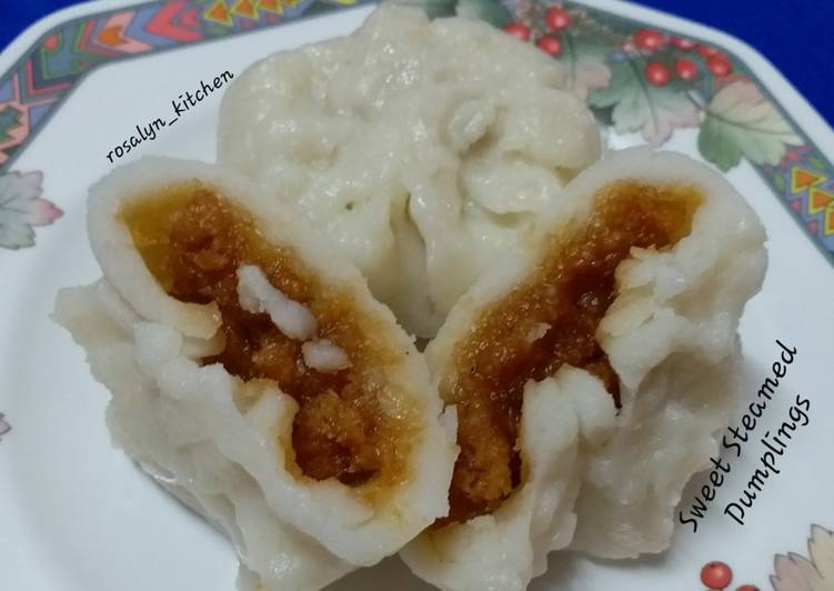 Recipe of Sweet Steamed Dumplings in A Minutes at Home