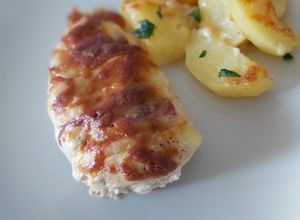 O poză a rețetei Piept de pui 🐤 cu bacon🥓și cașcaval🧀.
