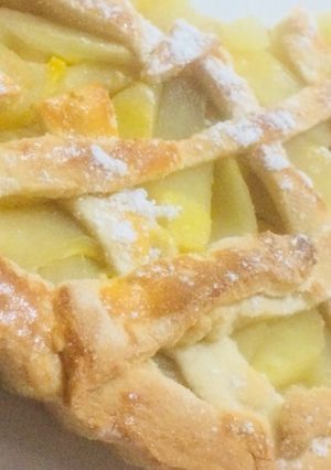 Una foto de Kuchen de manzana