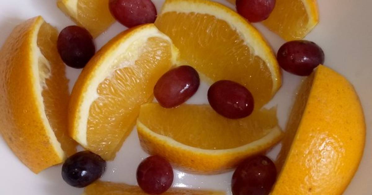 Orange and seedless berries charity recipe Recipe by Caroline Kawira
