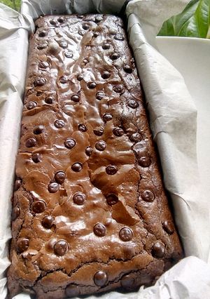 Foto resep Triple choco brownies, nyoklat bangeeet 😍😍