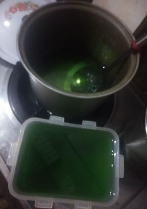 Foto resep Simple sirup melon