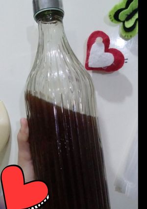 عکسی از دستور سرکه انار خانگی😍 و خیلی ترشش😖😛