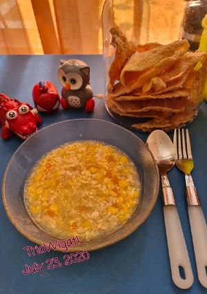 Foto resep Sup Telur Jagung
