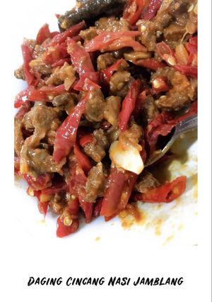 Foto resep Daging Cincang Nasi Jamblang
