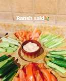 سناك الخضار بالرانش/ بصوص الزبادي والكزبرة🥗