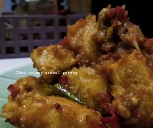 Mudahnya Membuat Tahu Crispy Sambal goreng Gurih Mantul