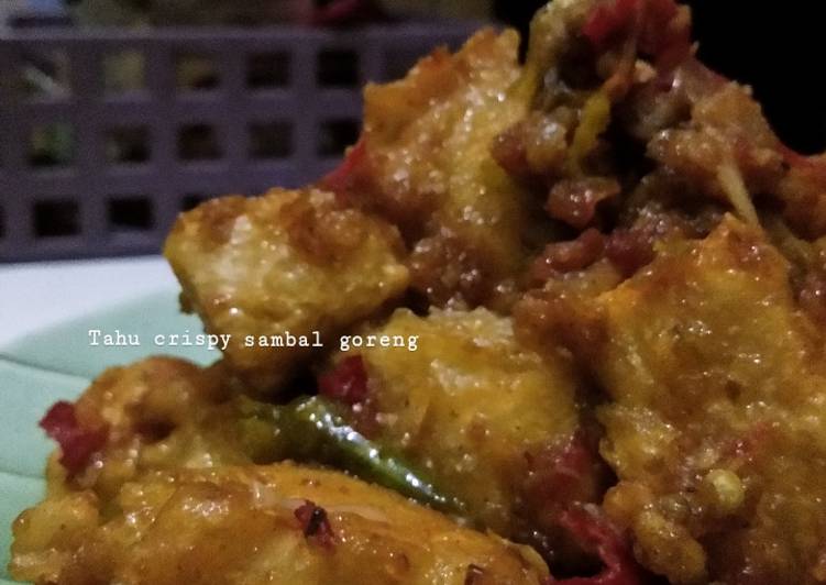 Tahu Crispy Sambal goreng