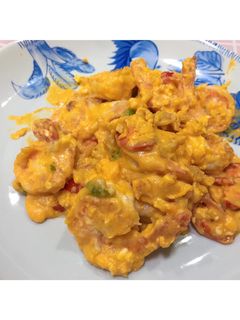 รูปของ กุ้งทอดซอสไข่เค็ม
