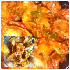 รูปของ SambaL Petir Ikan Asin Selar belah