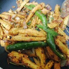 A picture of Baby corn fry.