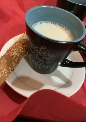 صورة لوصفة حليب بالزنجبيل 😋
