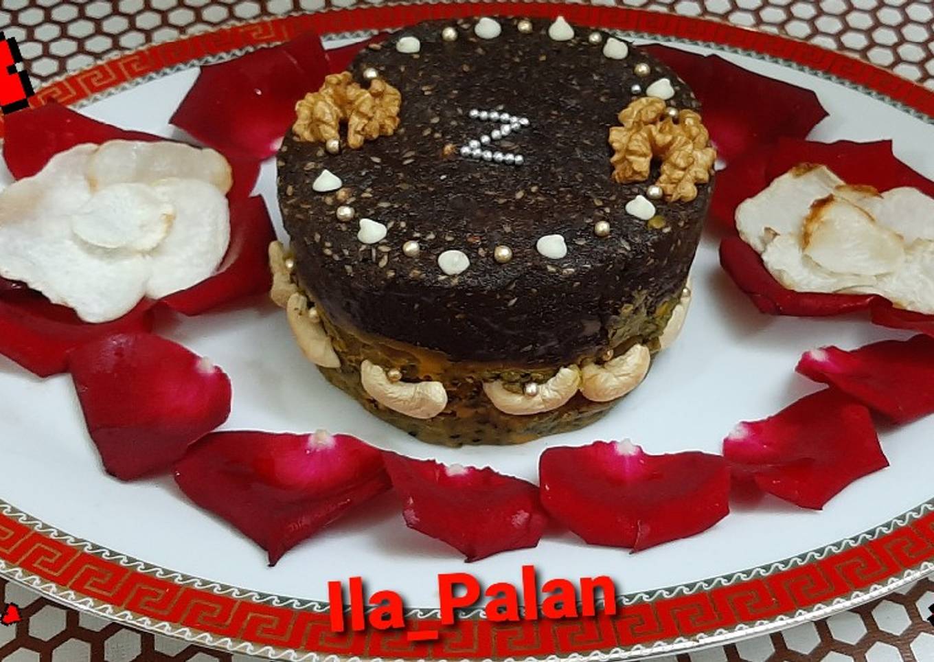 Turnip Dryfruit Chocolate Fudge