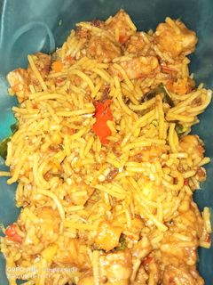 Foto resep Mie kuning tempe