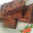Fudgy brownies chocholatos sederhana tanpa oven