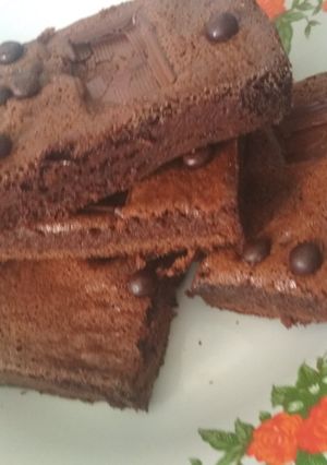 Foto resep Fudgy brownies chocholatos sederhana tanpa oven