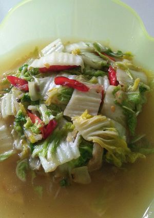 Foto resep Tumis sawi putih