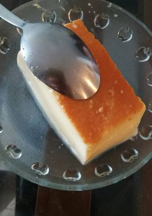 Hình của món Bánh flan sữa tươi.