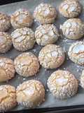 Galletas marroquíes ghribas de coco Almendras y cacahuete