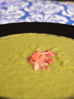 Una foto de Crema de acelgas