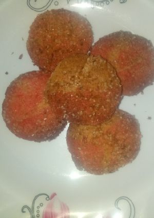 A picture of Marble coconut cookies # wheat contest#.