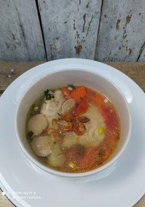Foto resep Sop Ayam Pak Min KW 🤭