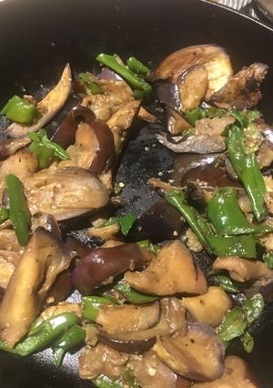 A picture of Stir fry Aubergine (pre: 5m cook: 15min).