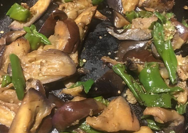 How To Learn Stir fry Aubergine (pre: 5m cook: 15min)