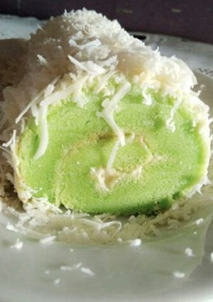 Foto resep Rollcake Pandan Keju (Lembut dan Mudah)