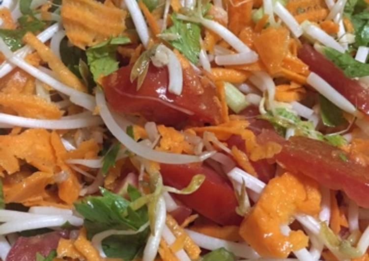 Como preparar los brotes de soja en ensalada
