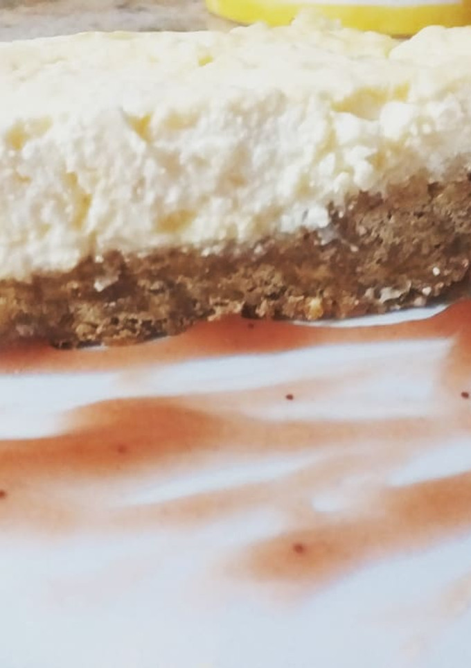 Una foto de Tarta de queso al horno