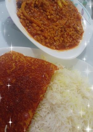 عکسی از دستور قیمه خوشمزه ی من 😍