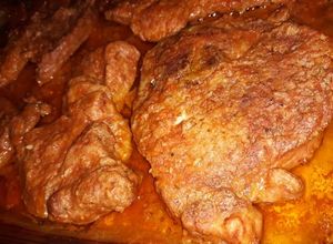 O poză a rețetei Friptură de porc la cuptor.