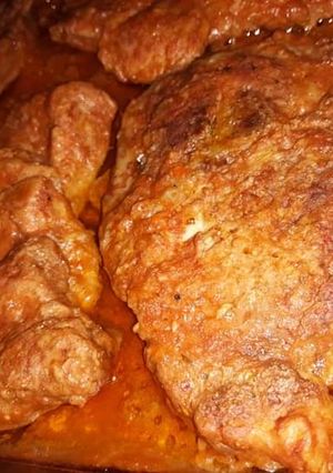 O poză a rețetei Friptură de porc la cuptor.