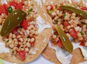 Una foto de Ceviche de trigo