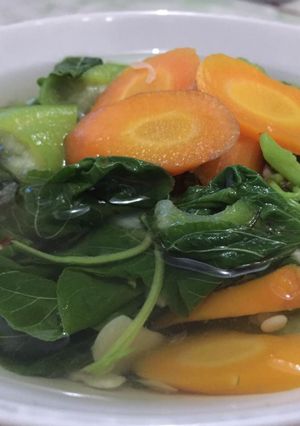 Foto resep Bening bayam wortel