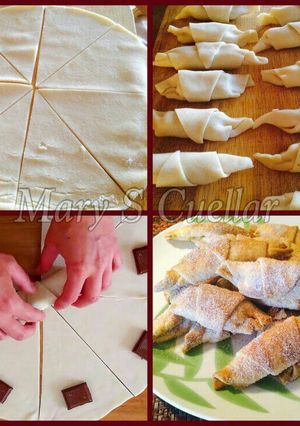Una foto de Mini's cuernitos de mi cocina💖 Receta-Mary S Cuellar🍽🍽 Yummi👌🏻👌🏻Enjoy😋😋