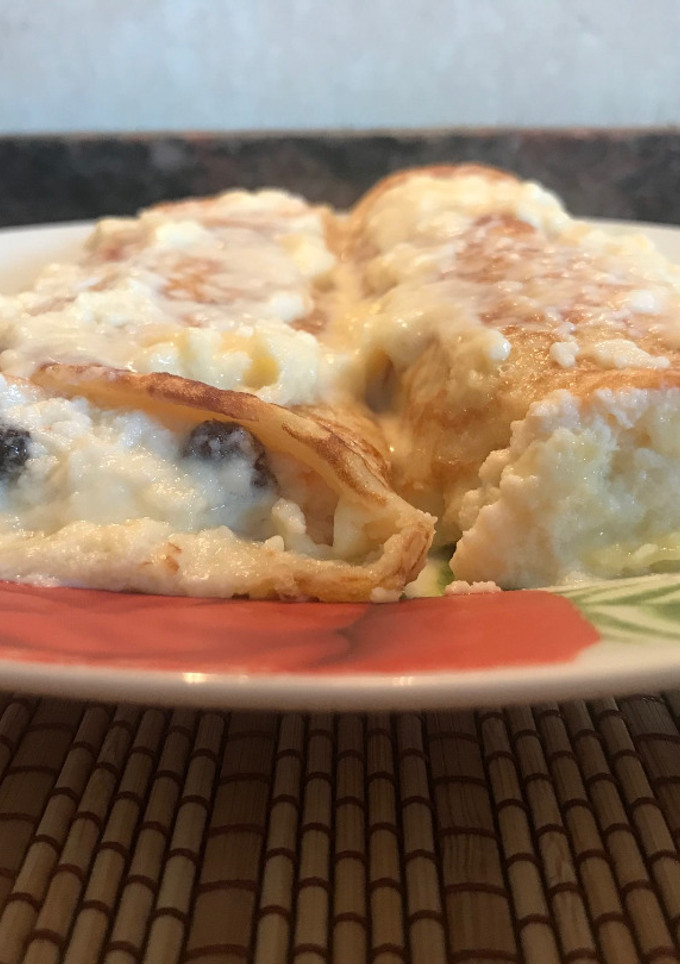 Una foto de Crepes de ricotta