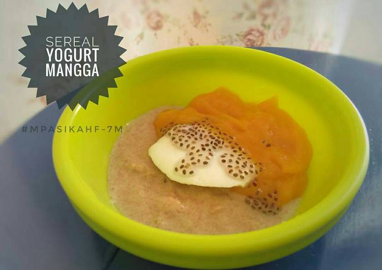 MPASI 7m -Sereal Yogurt Mangga