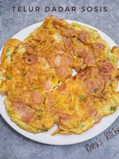 Foto resep Telur Dadar Sosis
