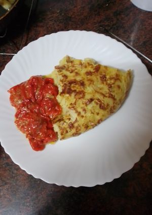 Foto principal de Mi Pincho de Tortilla de Papas con Cebolla y Pimientos Asados