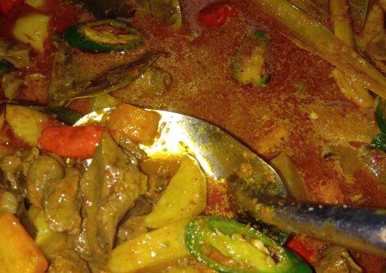 Gulai hati ayam kentang wortel ????