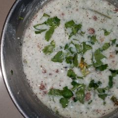 A picture of Bathua raita.