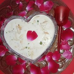 A picture of Instant bread dry fruit rabri.