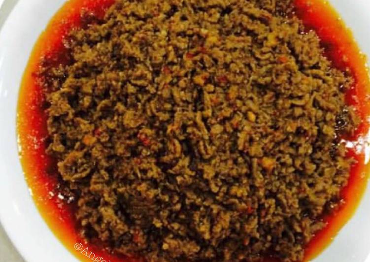 Resep Sambal daging dan taoco, Enak
