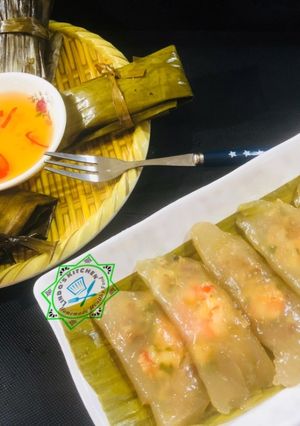 Hình của món Bánh bột lọc lá chuối kiểu Huế.